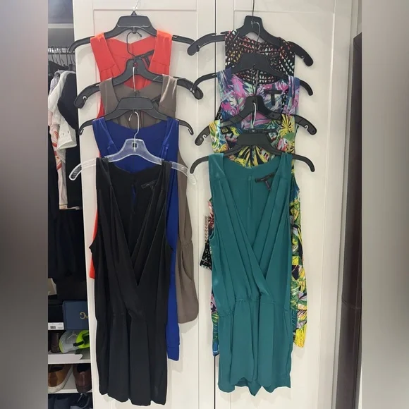 Bundle of 8 BCBG Rompers Size S - Picture 1 of 1